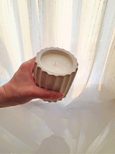 Load image into Gallery viewer, Scented Soy Candle in Fluted Vessel. Nusa Prana Home Living.